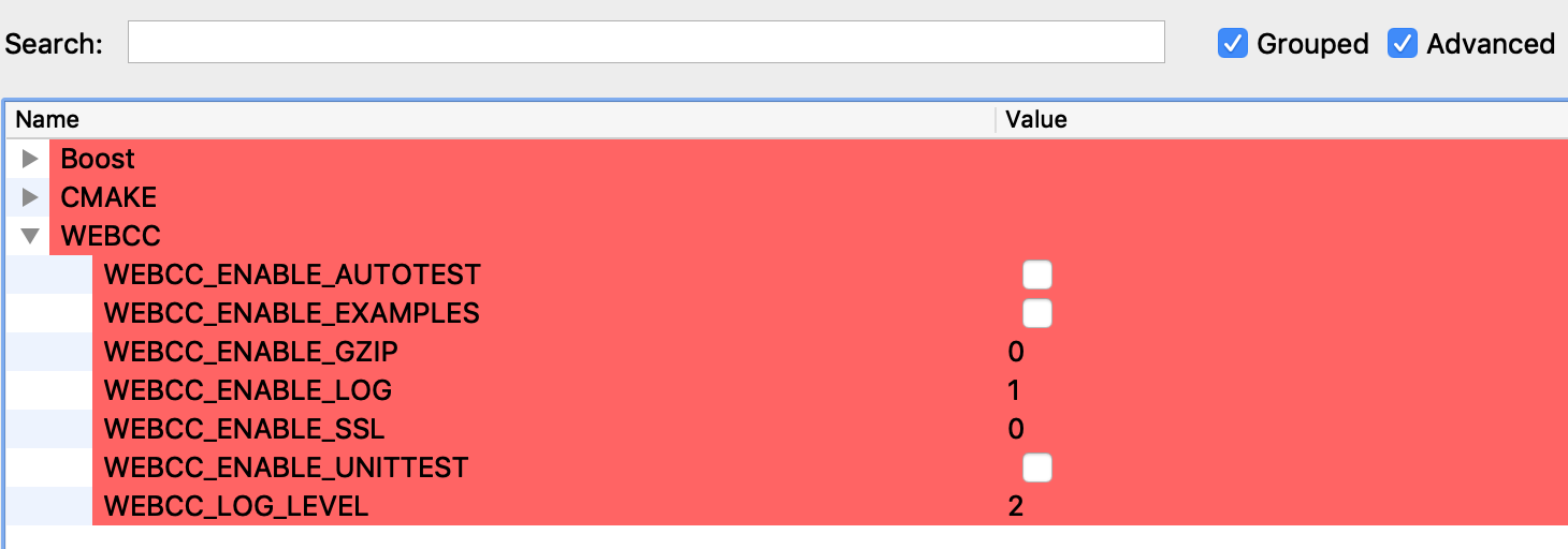 CMake config