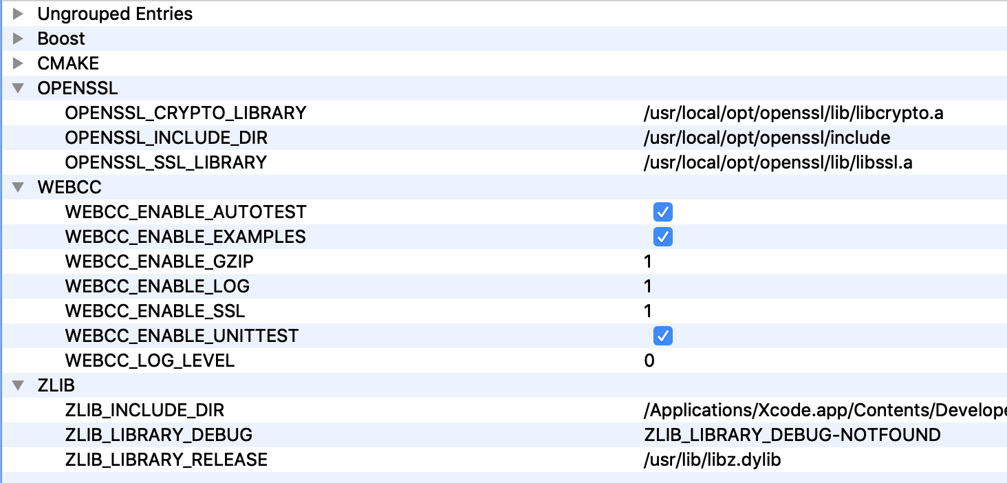 CMake config OpenSSL