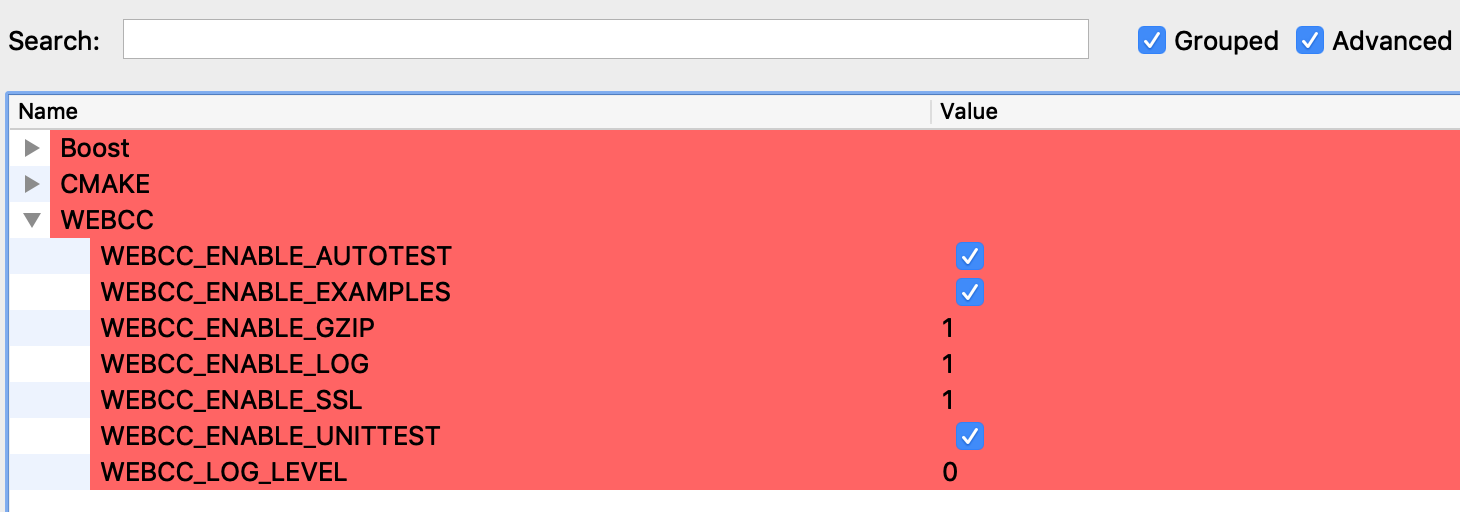 CMake config